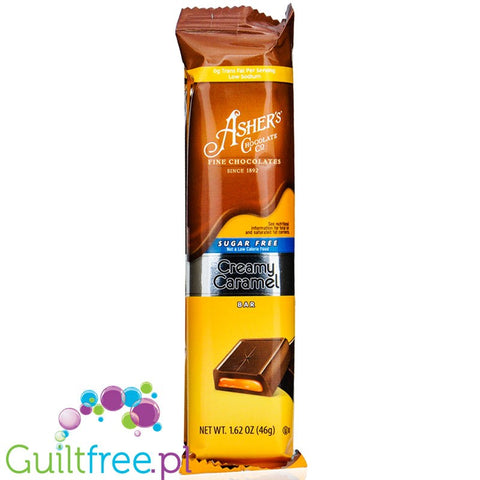 Asher's Chocolates Candy Bar Chocolate Creamy Caramel