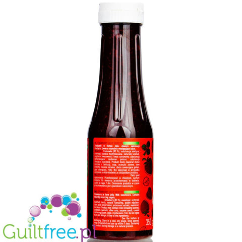 OstroVit Jelly Squeeze, low calorie thick fruit topping, Cherry