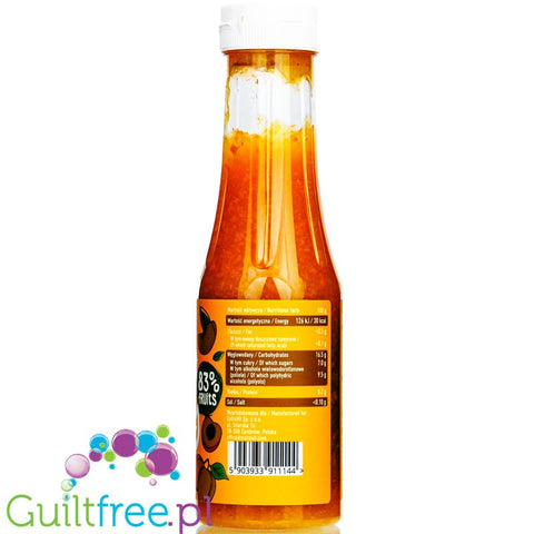 OstroVit Jelly Squeeze, low calorie thick fruit topping, Apricot