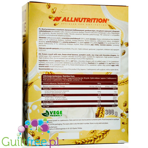 Allnutrition Nutlove Muesli with Choco and Banana