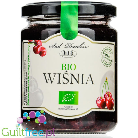 Sad Danków, no sugar added organic blueberry jam