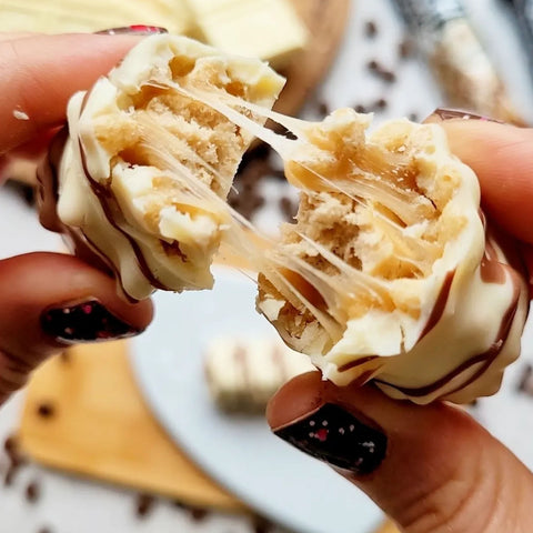 Warrior Crunch Bar - White Choc Mocha no added sugar protein bar