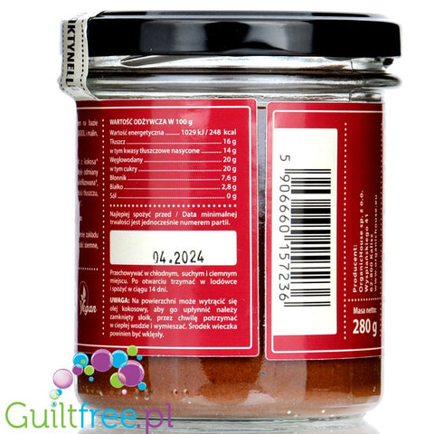 Organic House Dactinella Raspberry - raspberry date-coconut cream without added sugar, vegan & organic