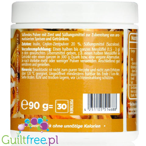 Rocka Nutrition Smacktastic Cinnamon Roll 90g vegan concentrated food flavoring