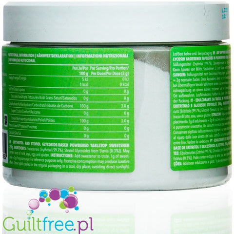 Prozis Keto Sweetener, Sugar Replacement 250g