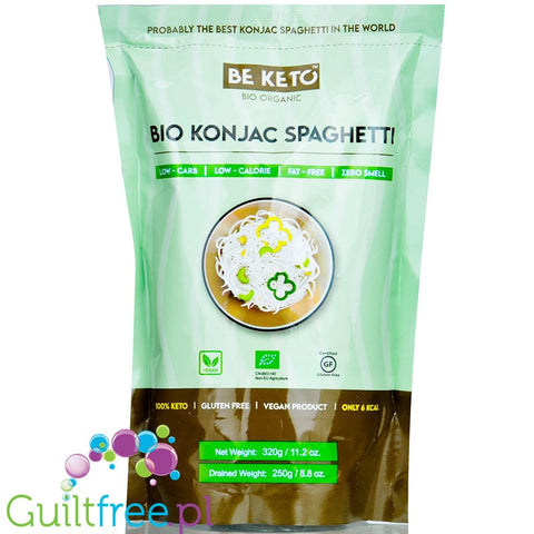 BeKeto BIO Konjac  Spaghetti makaron shirataki