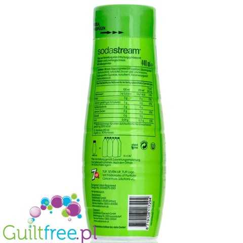 7up SodaStream No Sugar,  concentrate