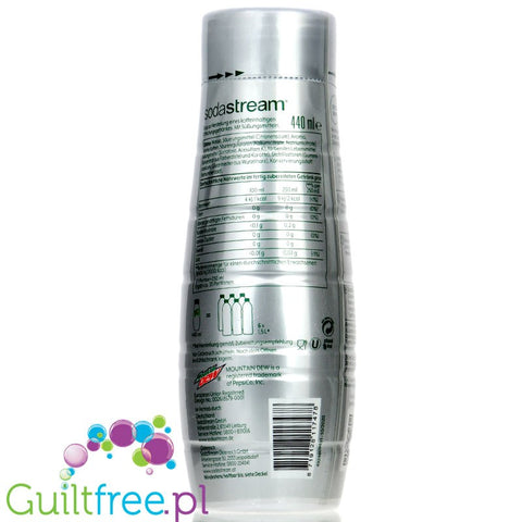 Mountain Dew  SodaStream No Sugar,  concentrate