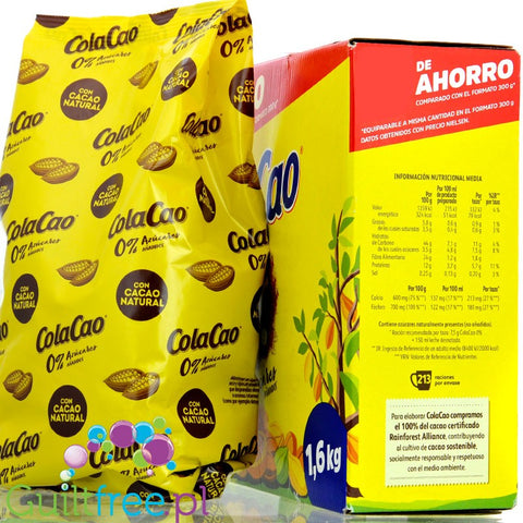 Cola Cao 0% Azúcares Añadidos: con Cacao Natural
