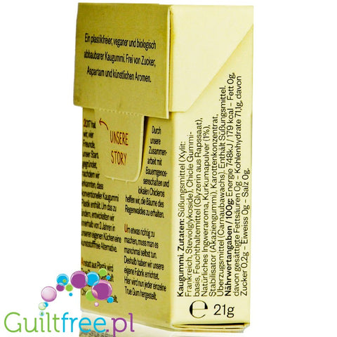 True Gum Ginger & Turmeric -  sugar-free chewing gum