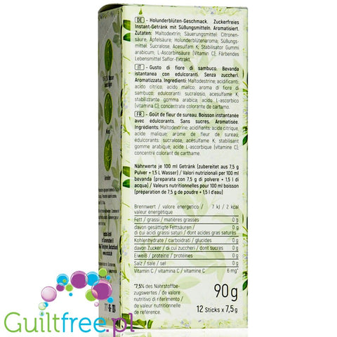 InStick Elderflower   sugar free instant drink