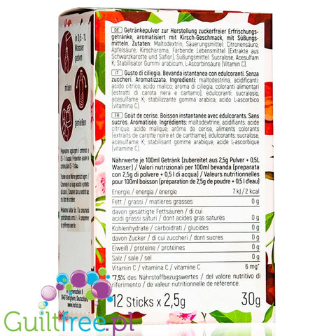 INSTICK Cherry Sticks sugar free instant drink