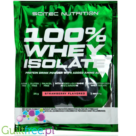 Scitec 100% Whey Isolate Strawberry