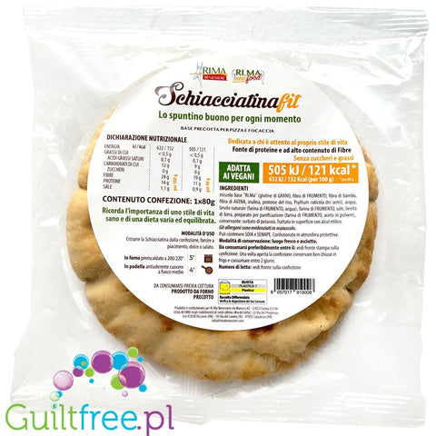 Rima Schiacciatina Fit - keto pita 9g of carbohydrates