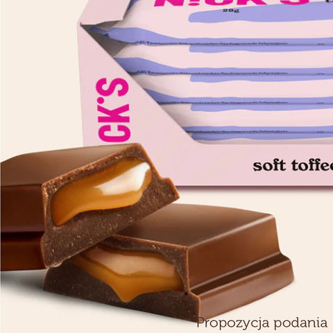 N!CK'S Nick's Soft Toffee 28g, No Added Sugar, Gluten Free