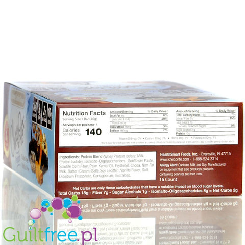 Healthsmart ChocoRite Bars, Caramel Cookie Dough