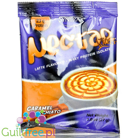 Syntrax Nectar Caramel Macchiato Flavored Whey Protein Isolate 27g