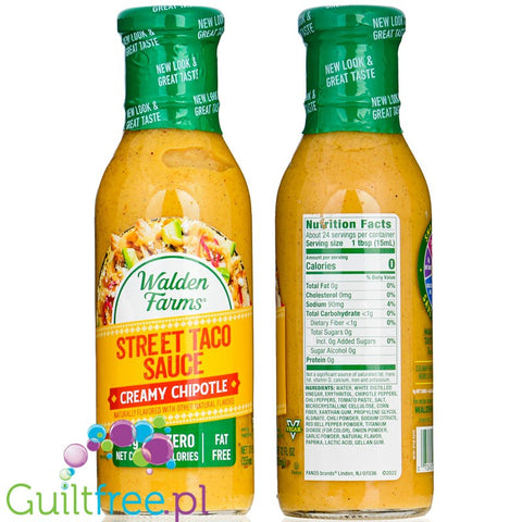Walden Farms Street Taco Sauce, 12 oz - Creamy Chipotle