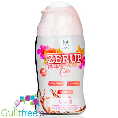 More Nutrition Zerup Pfirsich Hibiskus Eistee concentrated water flavor enhancer