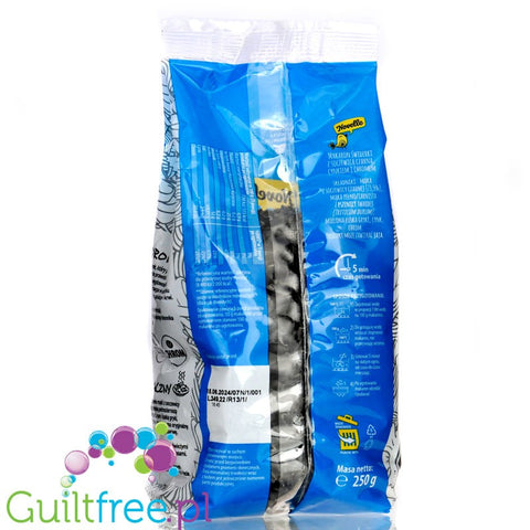 Novelle Fusilli 250g, drill pasta with black lentils, zinc and chrome