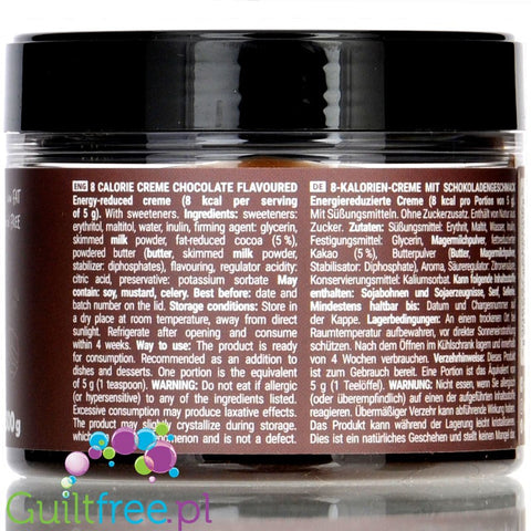 Locco 8kcal  Chocolate - low calorie & low fat thick sugar free spread