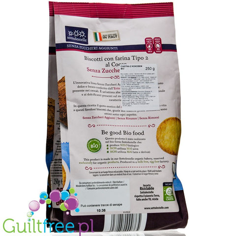Sottolestelle Cookies with Coconut without added sugar 250g