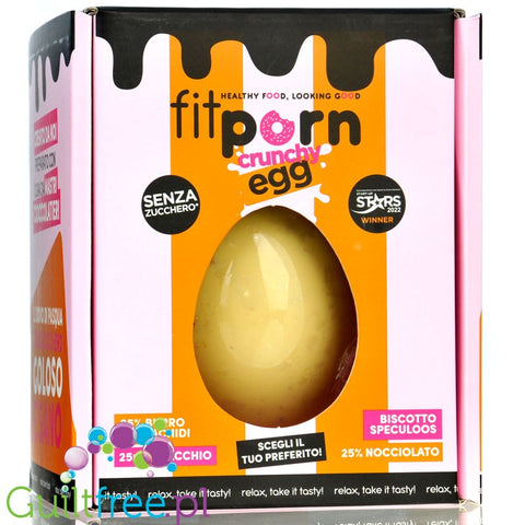 Uovo di Pasqua di Nocciole - no sugar added giant 0,4kg Easter Egg with peanut butter