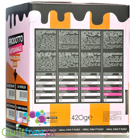 Uovo di Pasqua di Nocciole - no sugar added giant 0,4kg Easter Egg with hazelnuts