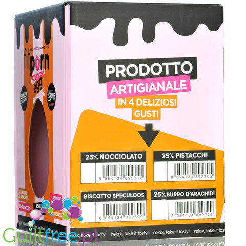 Uovo di Pasqua di Nocciole - no sugar added giant 0,4kg Easter Egg with hazelnuts