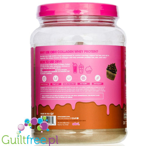 Obvi Collagen - Chocolate Birthday Cupcakes