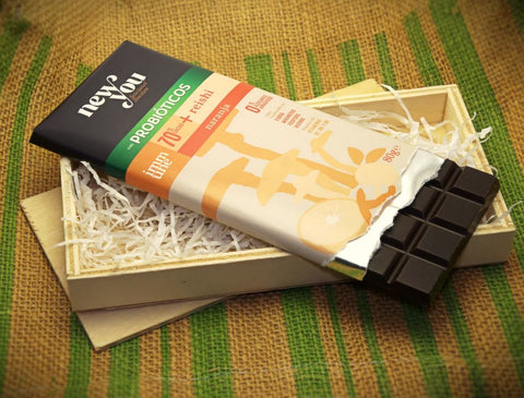 NewYou Immune Chocolate 70% Cacao + Reishi, Orange 80g