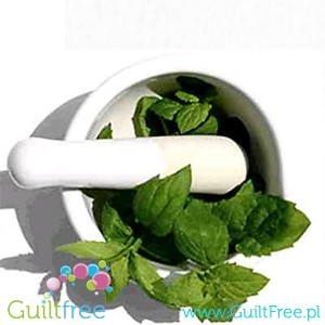 Stevia with green tea leaf