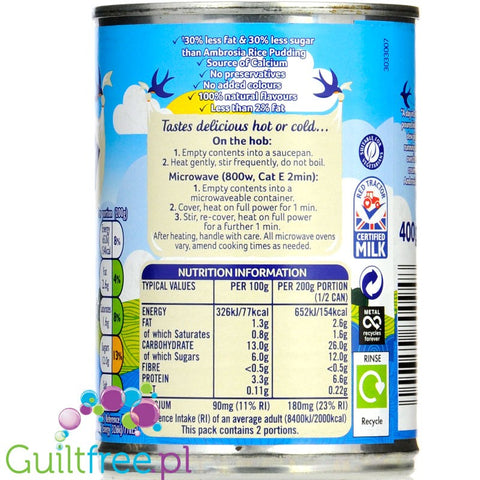 Ambrosia Rice Pudding 400g
