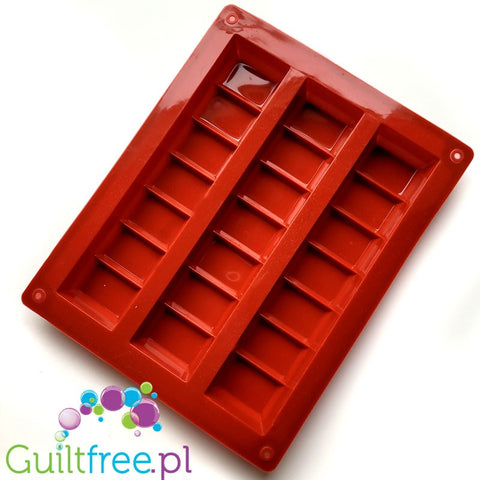 Silicone mold for homemade protein bars (for 12 bars)