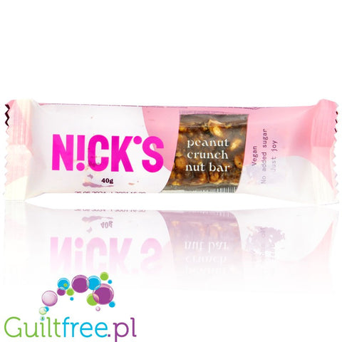 N!CK'S Peanut Crunch Nut Bar 40g