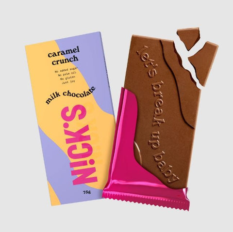 N!CK'S Nicks Milk Chocolate Caramel Crunch 75g