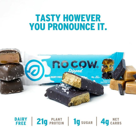 No Cow Bar Dipped, Chocolate Salted Caramel