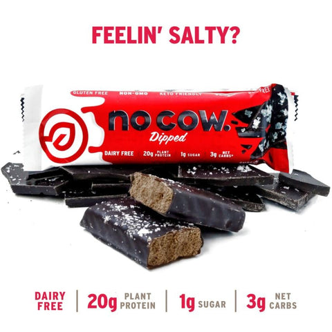 No Cow Bar Dipped, Chocolate Sea Salt