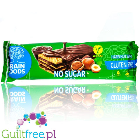 Brain Foods Hazelnut Chocolate Wafer 40g