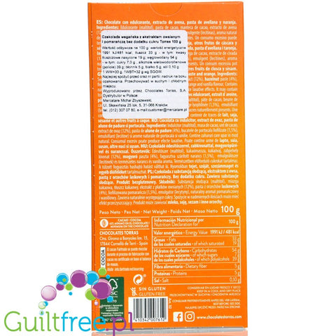 Torras Vegan with Oat drink Orange 100g