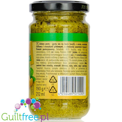 Kania reduced fat basil pesto