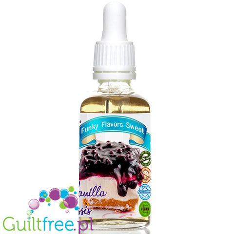 Funky Flavors Sweet Vanilla Cassis - sweetened, liquid, sugar & fat free food flavoring