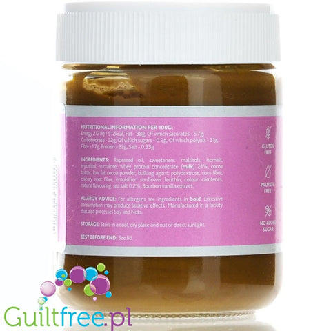 FitnFood Protein Spread Salted Caramel - krem proteinowy bez dodatku cukru o smaku solonego karmelu