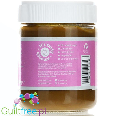 FitnFood Protein Spread Salted Caramel - krem proteinowy bez dodatku cukru o smaku solonego karmelu