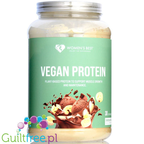 Women's Best Vegan Protein Chocolate Banana Split - wegańska czekoladowa odżywka proteinowa