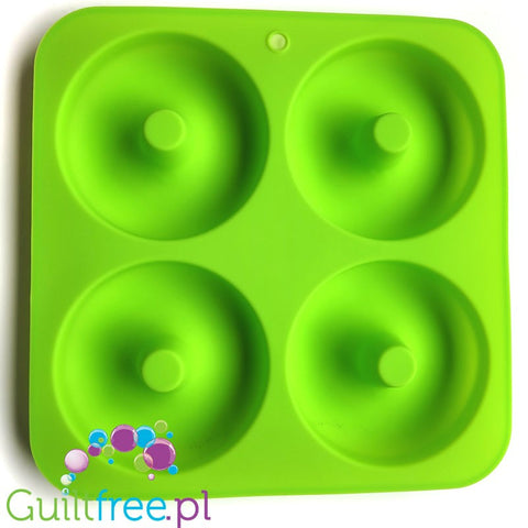 Silicone mold for dougnuts & baegels, 10cm - biggest size !