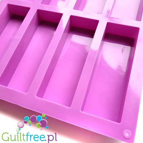 Silicone mold for homemade protein bars, 8 bars