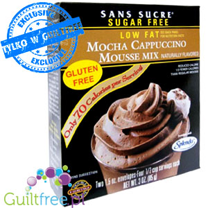 Sans Sucre No Sugar Added Low Fat Mocha Cappuccino Mouse 