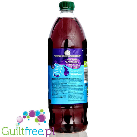 Robinsons Blackcurrant Squash Double Strength - skoncentrowany syrop do rozcieńczania bez cukru i kalorii,  Czarna Porzeczka