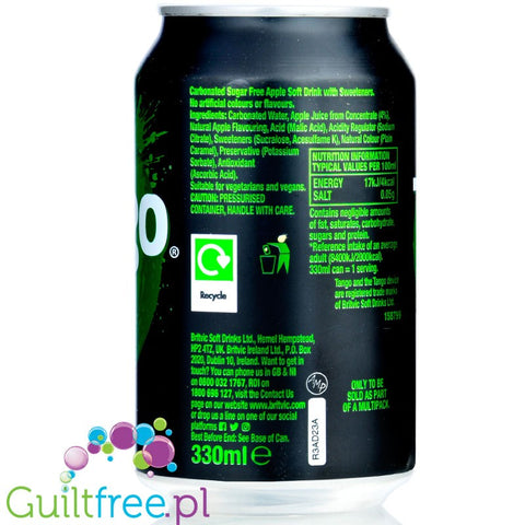 Tango Sugar Free Apple 330ml